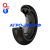 Колесо в сборе 019566.15 400x116/L/63S/MB/G/4x10.8-120/RAL7012 (OTICO)