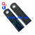 A05XZ Нож соломоизмельч., PrimeLine, 175x50x4,5/20,1 мм, зубчатый, по 15 шт. в упаковке (Schumacher)